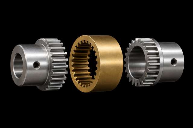 Gear coupling hubs and sleeve